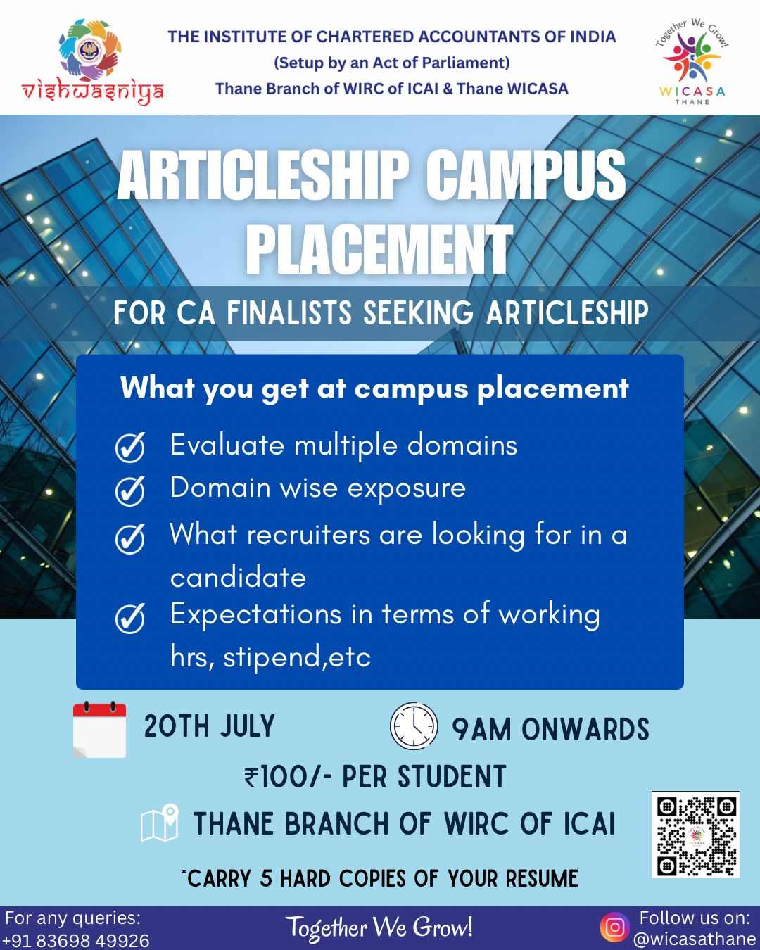 Articleship Campus Placement